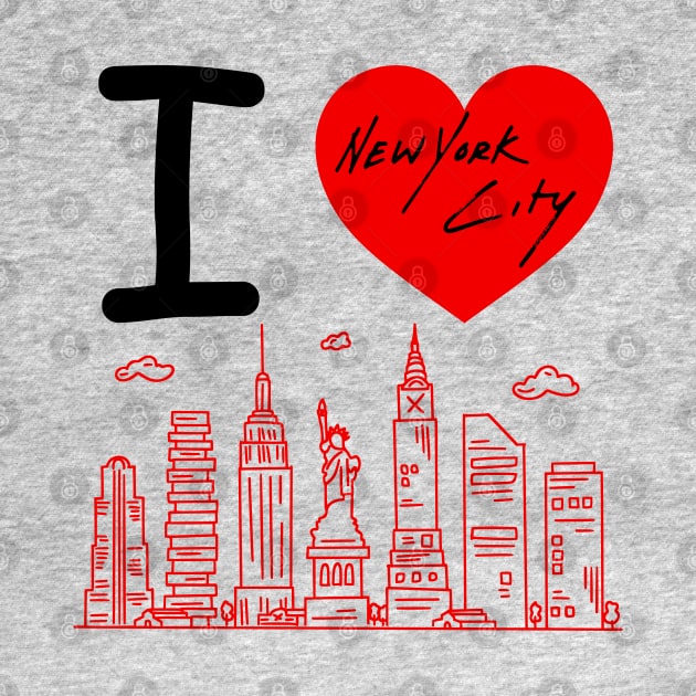 I HEART NEW YORK CITY by EmoteYourself